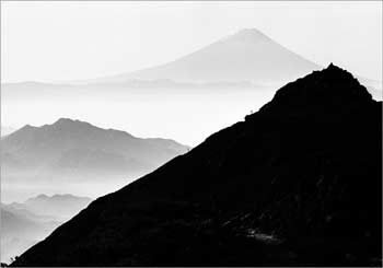 権現から富士山