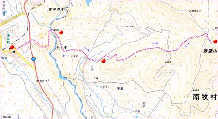 山地図