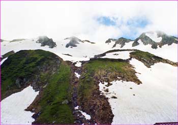 立山連峰晴がる