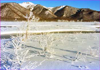 尾瀬ヶ原雪景