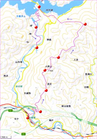 大野山地図