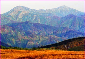 越後の山