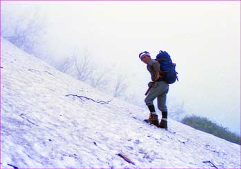 雪渓登行