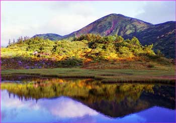 天狗の庭から火打山