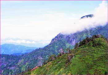 途中から高妻山