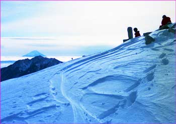 甲斐駒山頂