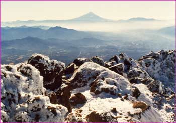 赤岳から富士山