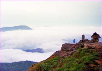 岩菅山頂