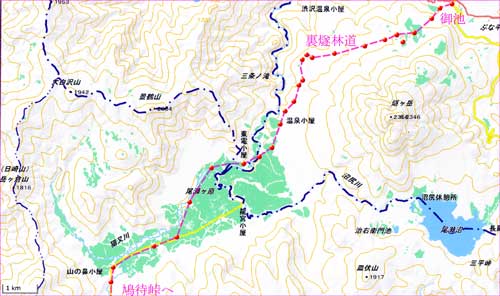 尾瀬の地図