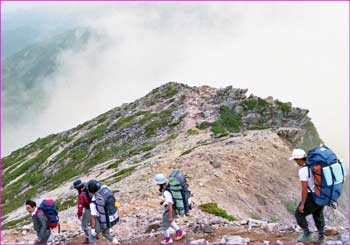 登山者達