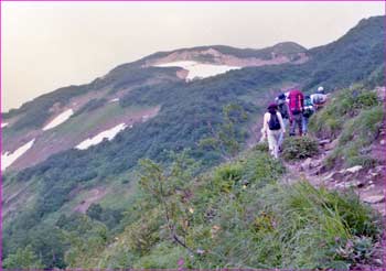 登山者達