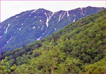 途中から石狩岳が