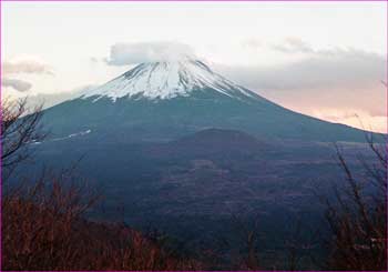 富士山黄昏