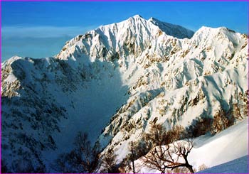 鹿島槍望む