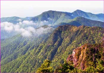 奧駈の釈迦ヶ岳へ