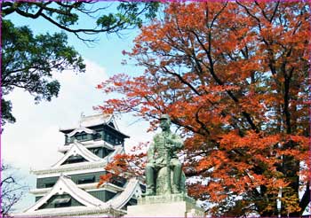 秋の熊本城