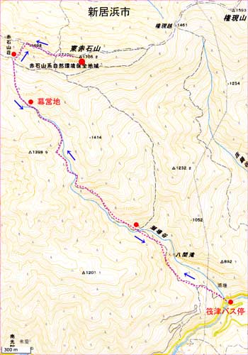 赤石山地図