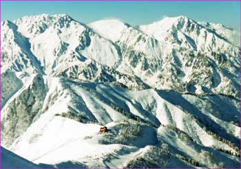 冬の立山連峰