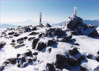 編笠山山頂