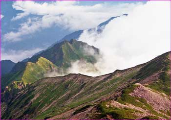 笠ヶ岳南陵