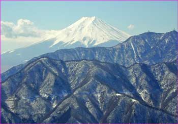 滝子山から富士山