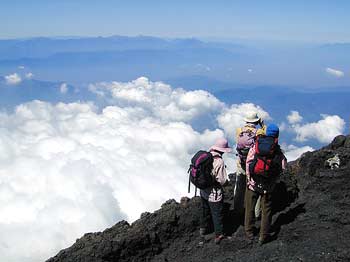 富士山下山