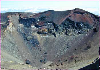 富士山火口