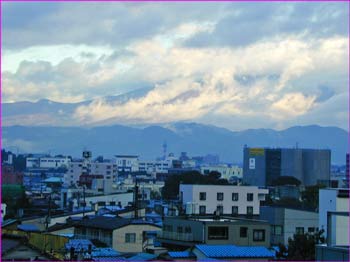 盛岡から岩手山