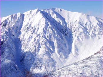 抜戸岳雪明け