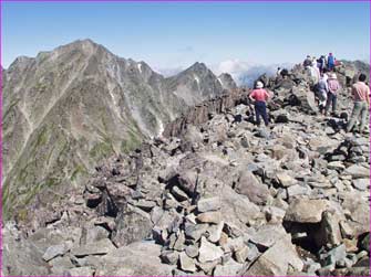 前穂高山頂