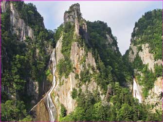 層雲峡滝