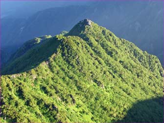 尾根の無名峰