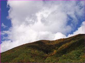 山王峠の雲