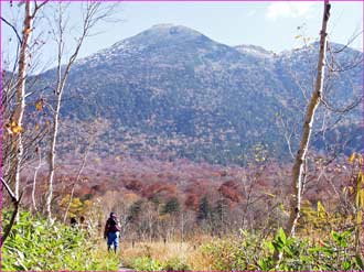 燧岳へ