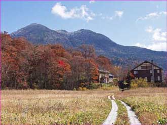 東電小屋晩秋