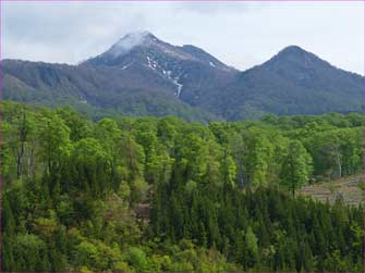 高妻山も見ゆ