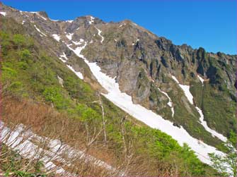 厳剛新道から