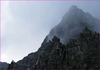 槍ヶ岳雷鳥