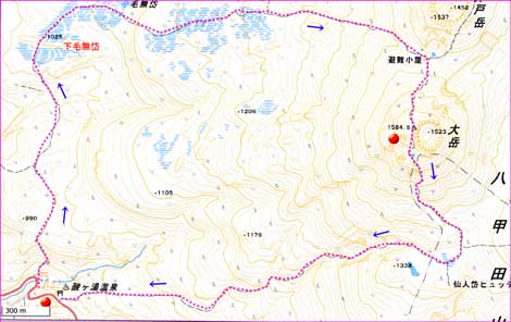 八甲田地図