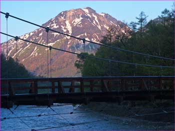 河童橋から焼岳