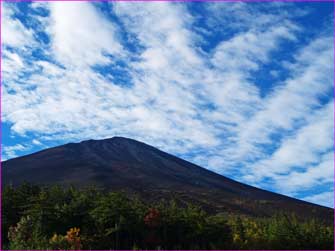 富士山で