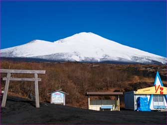 五合目で