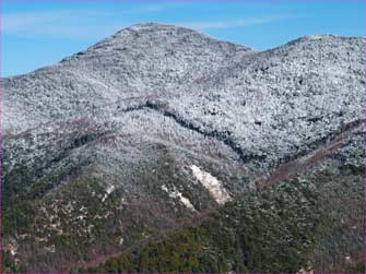 小川山雪景色