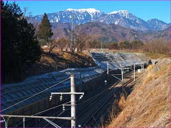 中央本線から甲斐駒