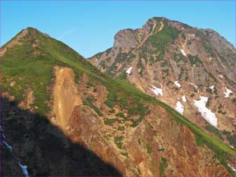 中岳と阿弥陀岳