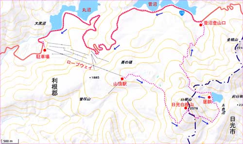 白根山地図