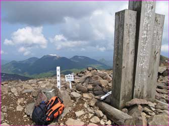 船形山山頂