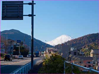 沼津街道から富士