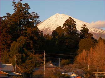 村山神社の富士