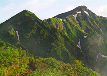 鹿島槍晴れて